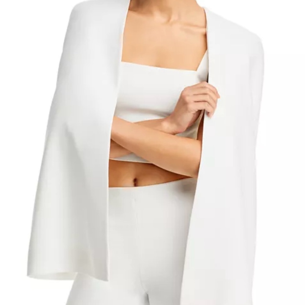 Alice + Olivia Marcia Crop Top with cape set